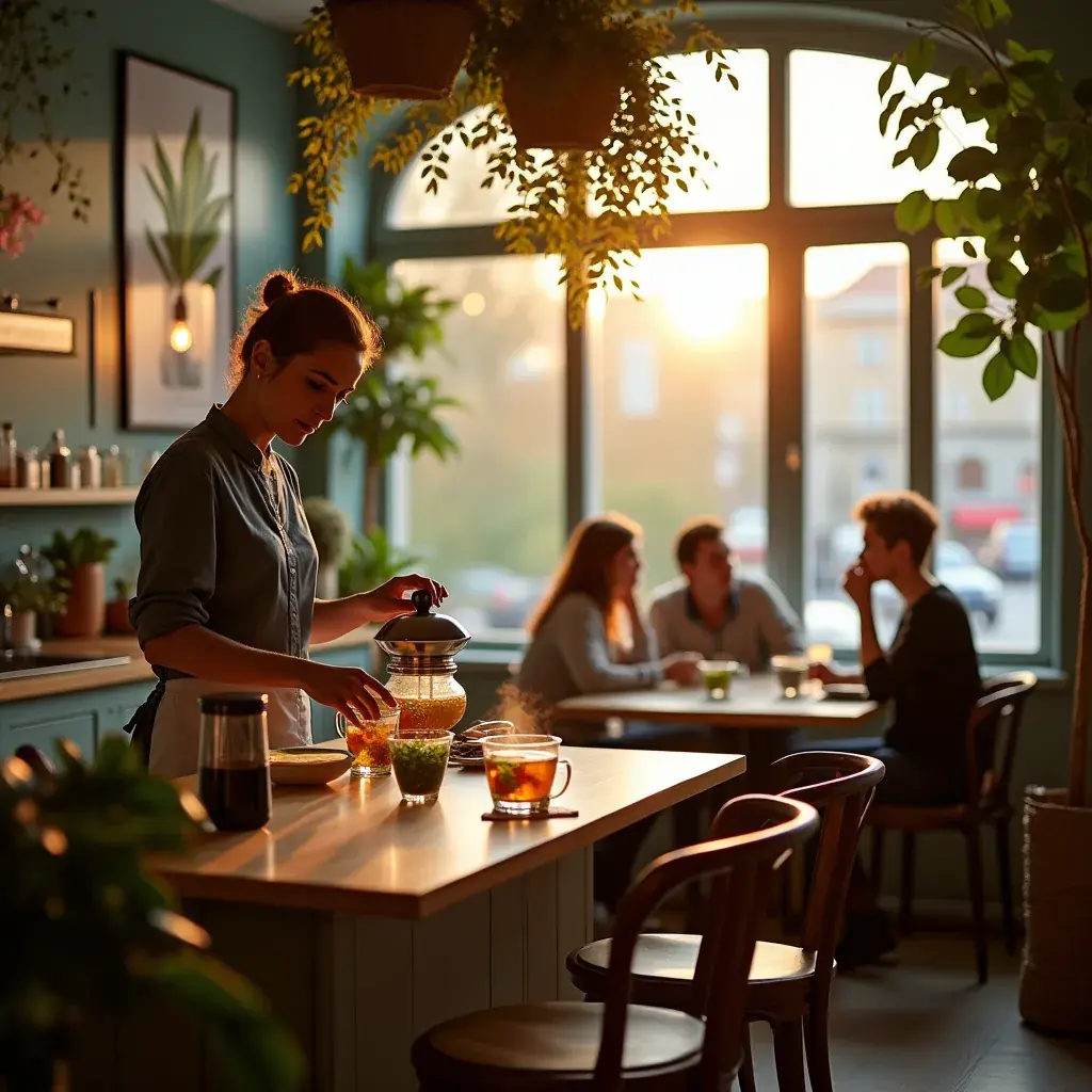 A gyógynövények szárítása, amely a nyomáskiegyenlítő tea készítésének része.